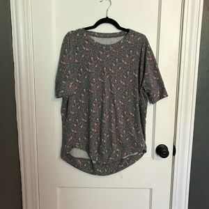 Floral print tunic